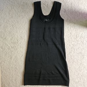 EXPRESS Fitted Black Lace Tank Dress